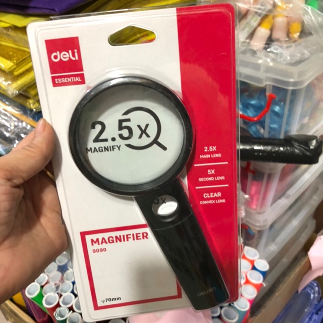 Deli 9090 Magnifying Glass - 70mm