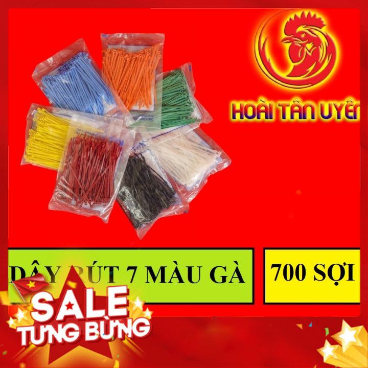 Combo dây rút 7 máu đánh dấu bổn bang gà con 700 sợi