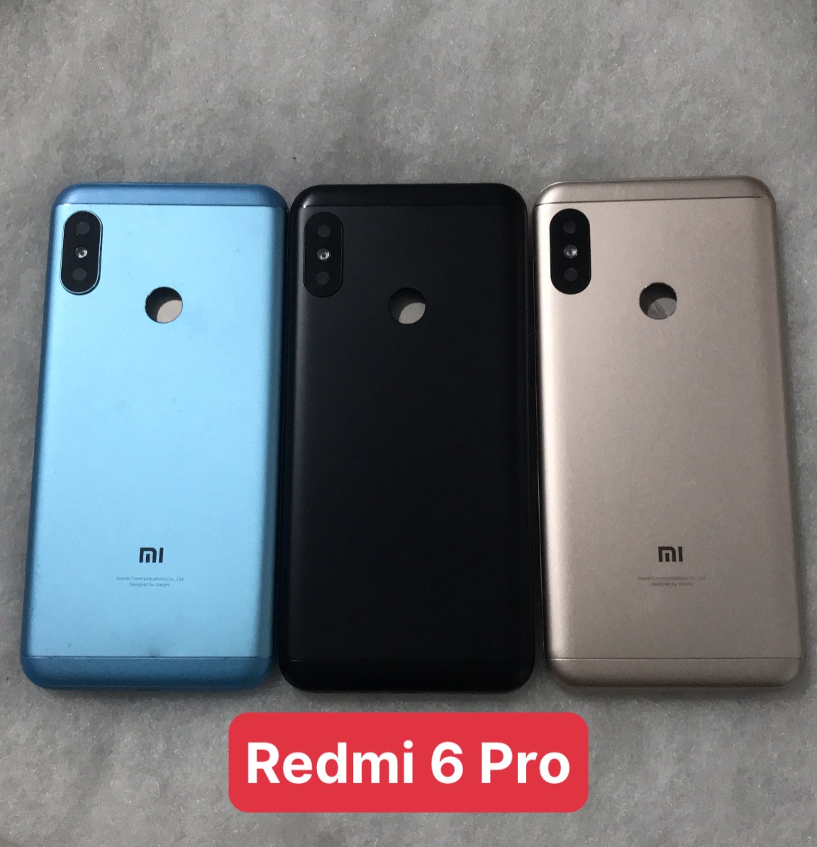 Bộ xương vỏ xiaomi Redmi 6 pro / Mi A2 lite (Bộ gồm Lưng ,sườn ,Phím bấm, kính camera)