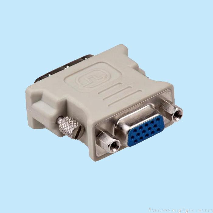 Đầu Chuyển DVI 24+5 Kim sang VGA