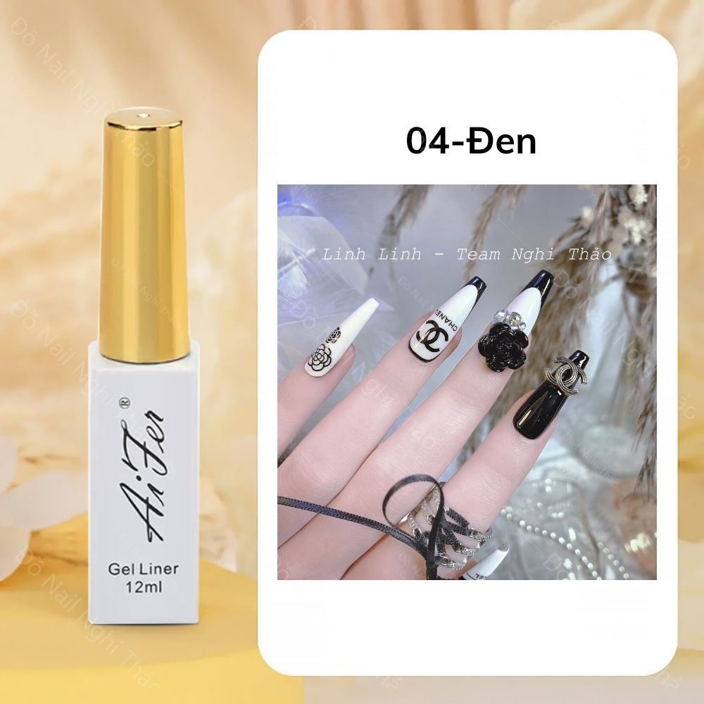 Sơn gel cọ nét nail , gel vẽ nét 12ml