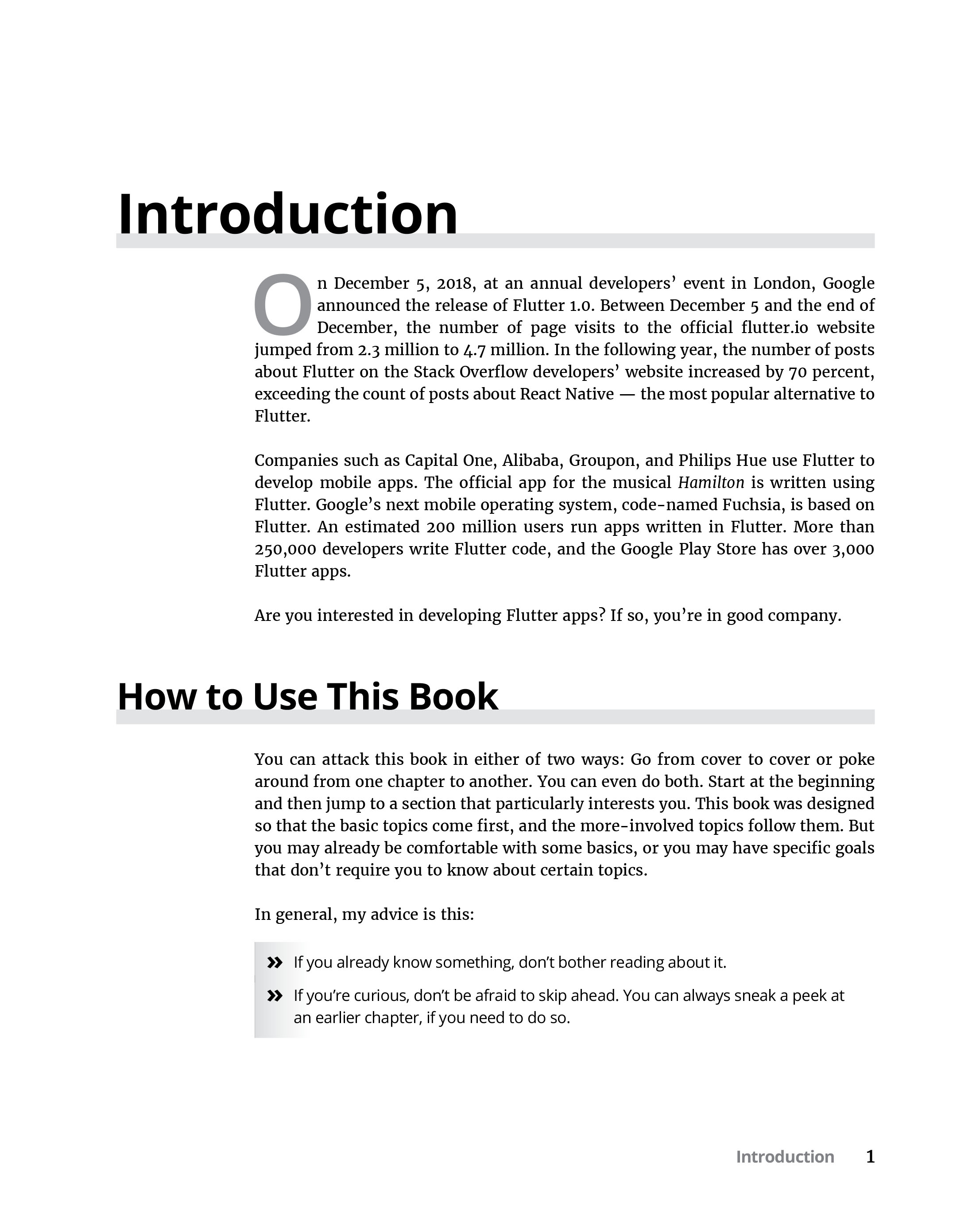 Flutter For Dummies