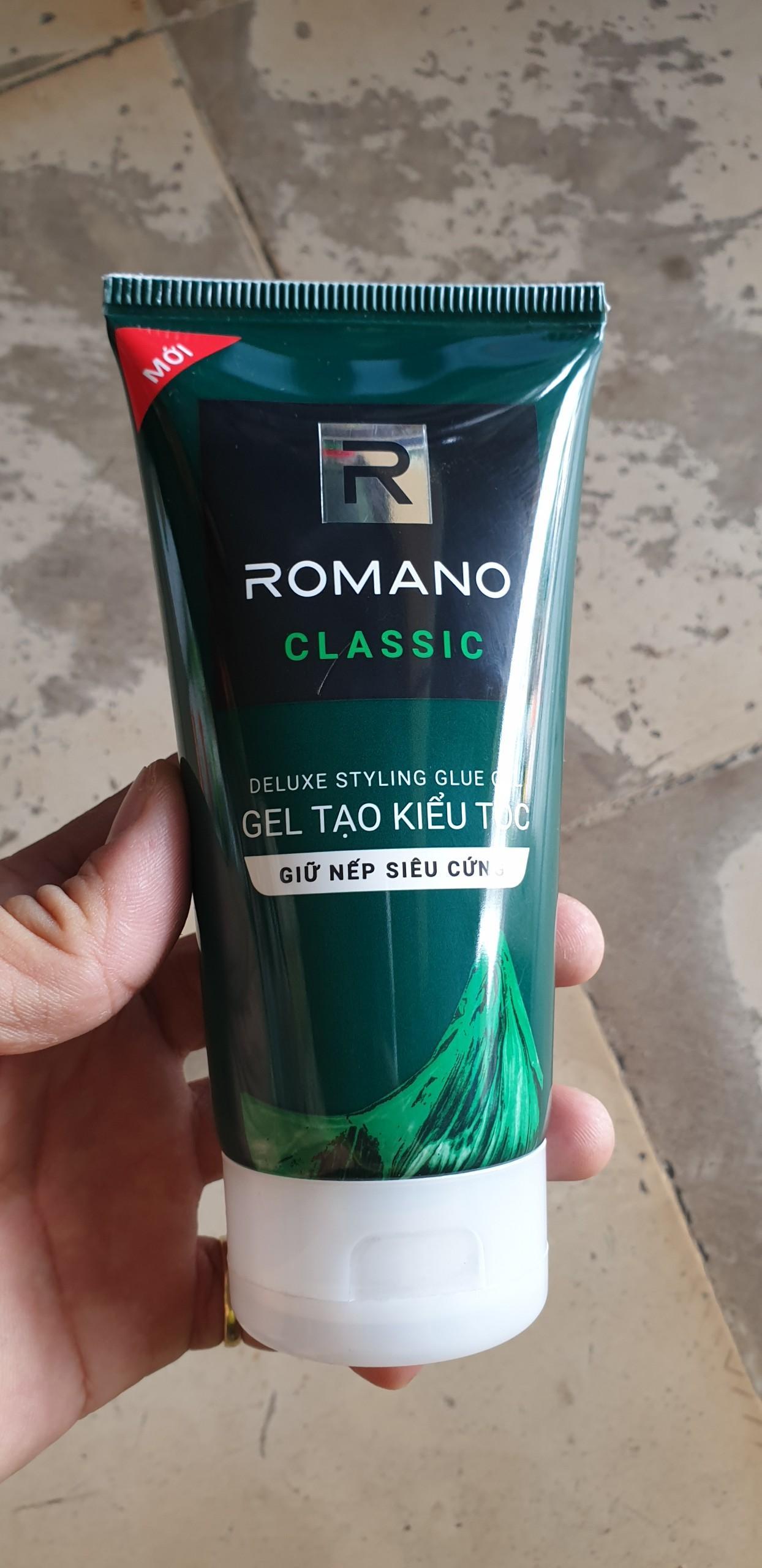 Combo2 Gel vuốt tóc Romano Classic Siêu cứng 6. 150g