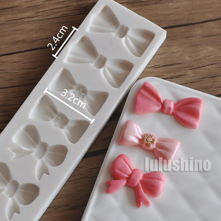 Fondant Bánh Tạo Hình Bộ Tạo Khuôn Hình Silicone Khô PEZ Bộ Tạo Khuôn Hình Nổi Tiếng Gió Nơ Bướm Hoàn Thành Nhiều Mô Hình Có Thể Lựa Chọn