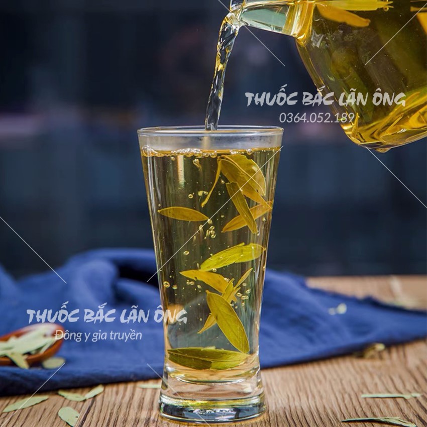 Lá phan tả diệp 200g, trà phan tả, lá xanh, thơm, không vụn, hỗ trợ thải độc, táo bón - Lãn Ông