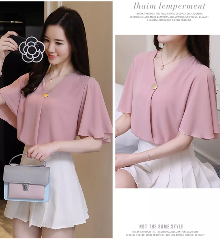 ÁO KIỂU TAY LOE CỰC DUYÊN -MÃ M02