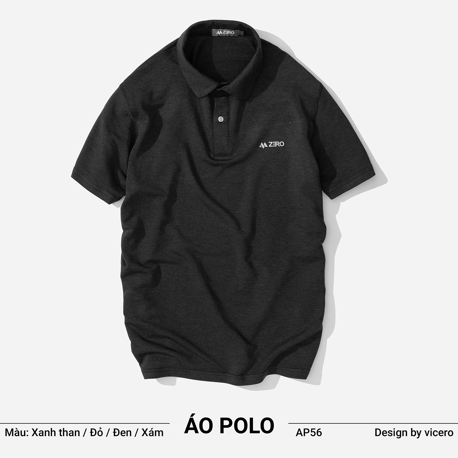 Áo Thun Nam Kiểu Dáng Polo Thể Thao ZERO