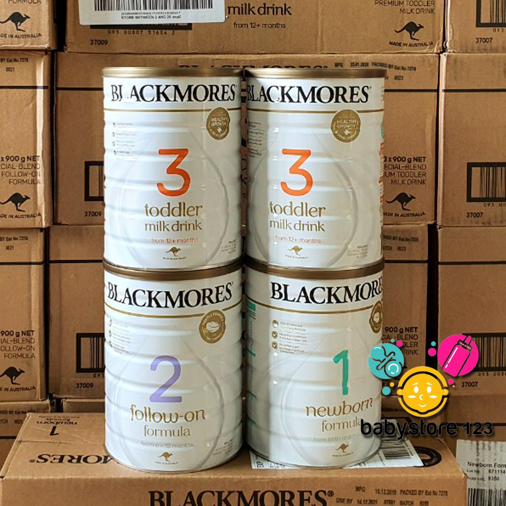 Sữa Blackmores Sô 1, 2, 3 Cho Bé - Úc 900Gr