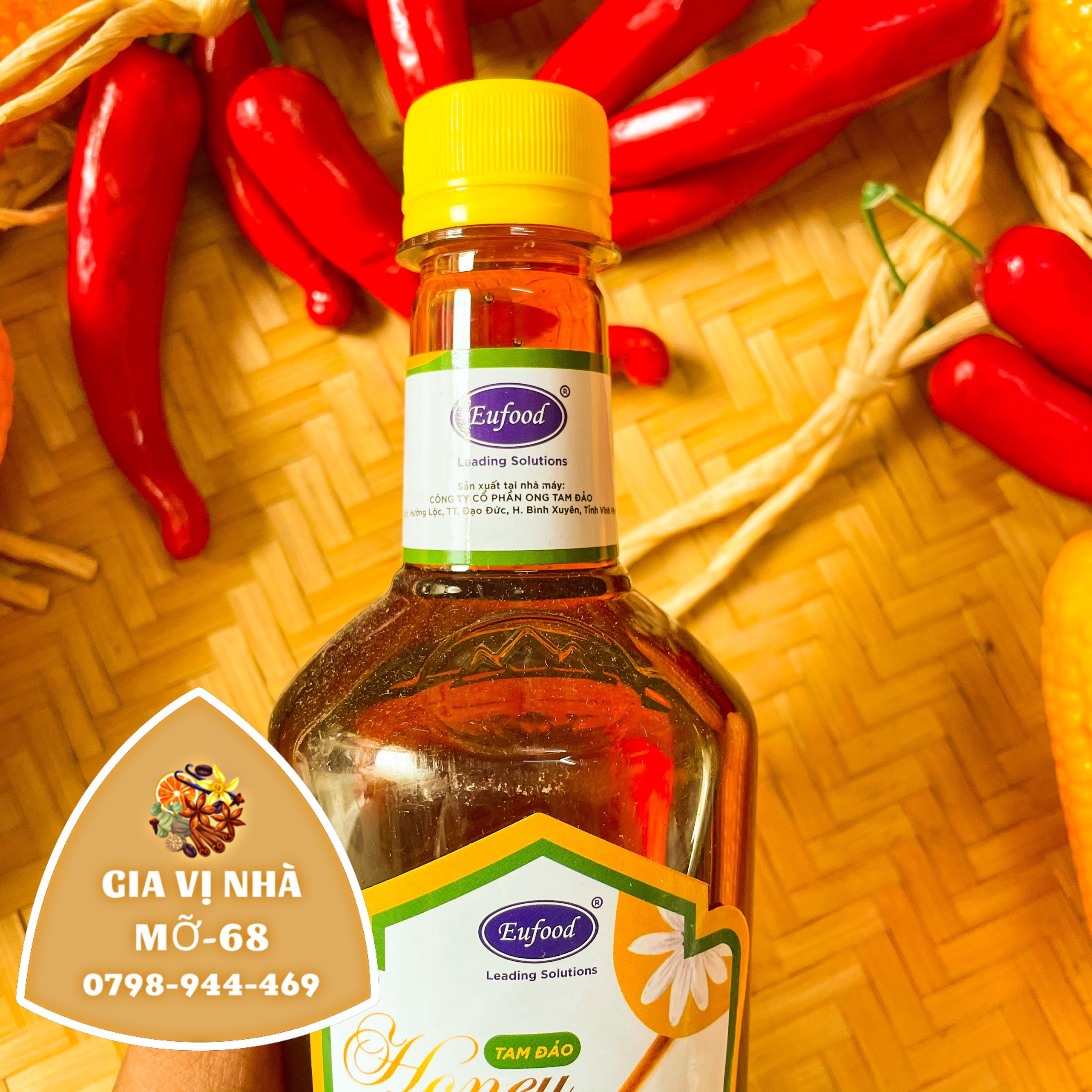 MẬT ONG TAM ĐẢO HIỆU EUFOOD-860GR