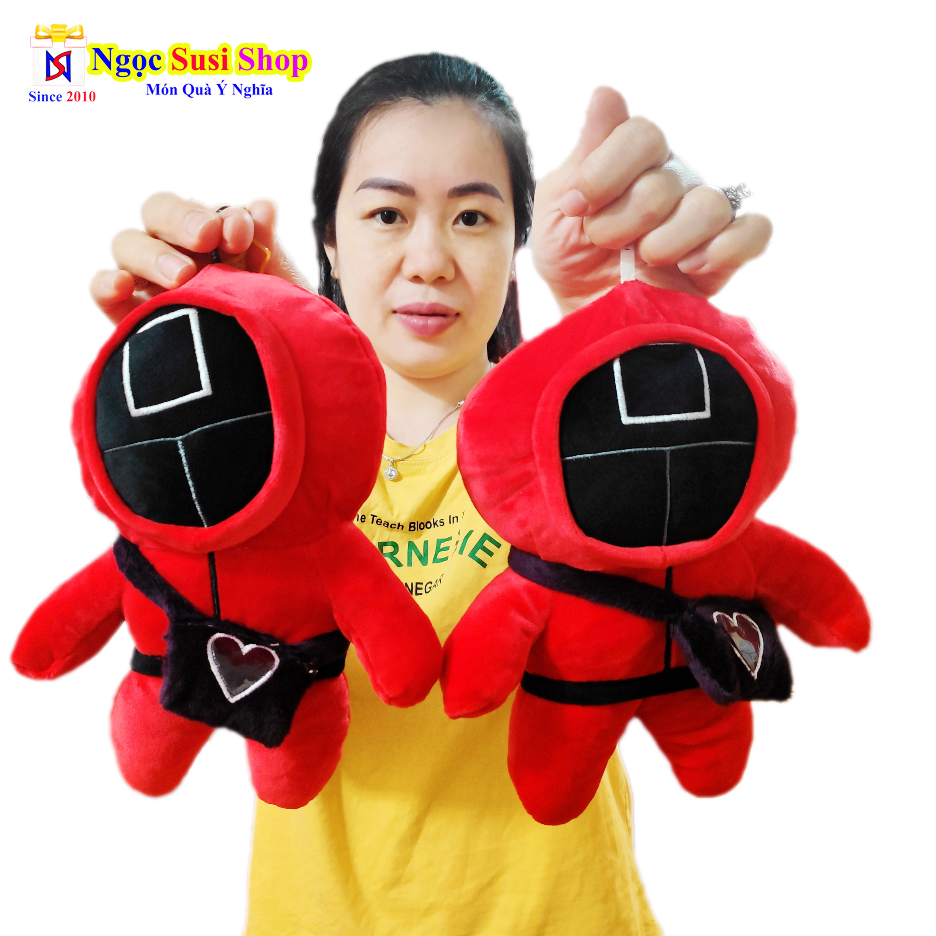 [FREESHIP MAX] GẤU BÔNG TRÒ CHƠI CON MỰC SQUID GAME [ SIÊU HOT]