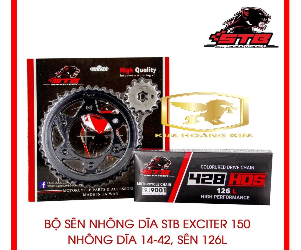 Bộ Sên Nhông Đĩa STB EXCITER 150