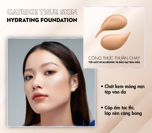 Kem Nền Catrice True Skin Hydrating Foundation