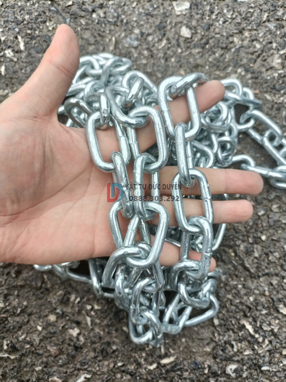 Dây xích sắt mạ kẽm [ Ø 6mm ]