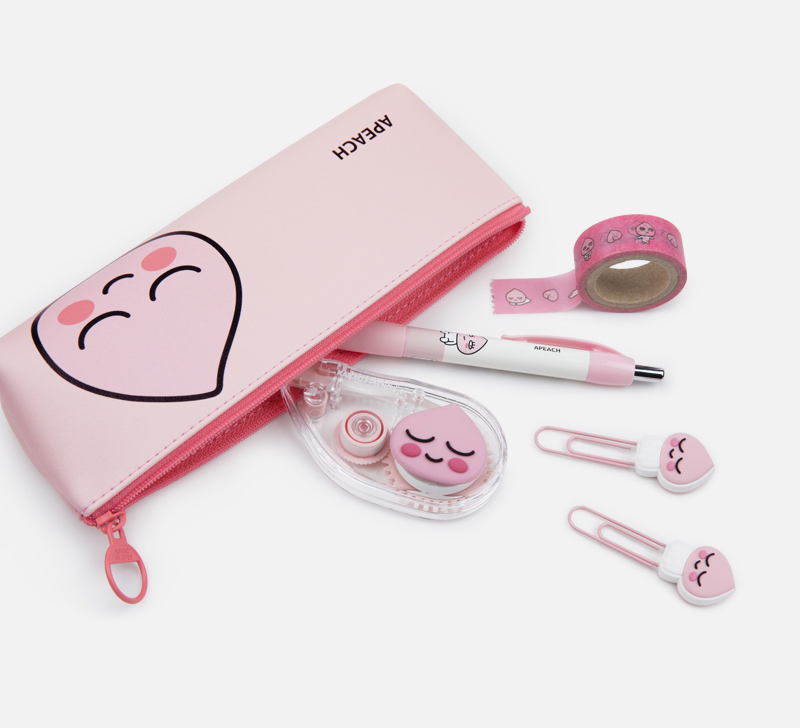 KAKAO FRIENDS MINI PENCIL CASE APEACH/RYAN/MUZI/TUBE/NEO