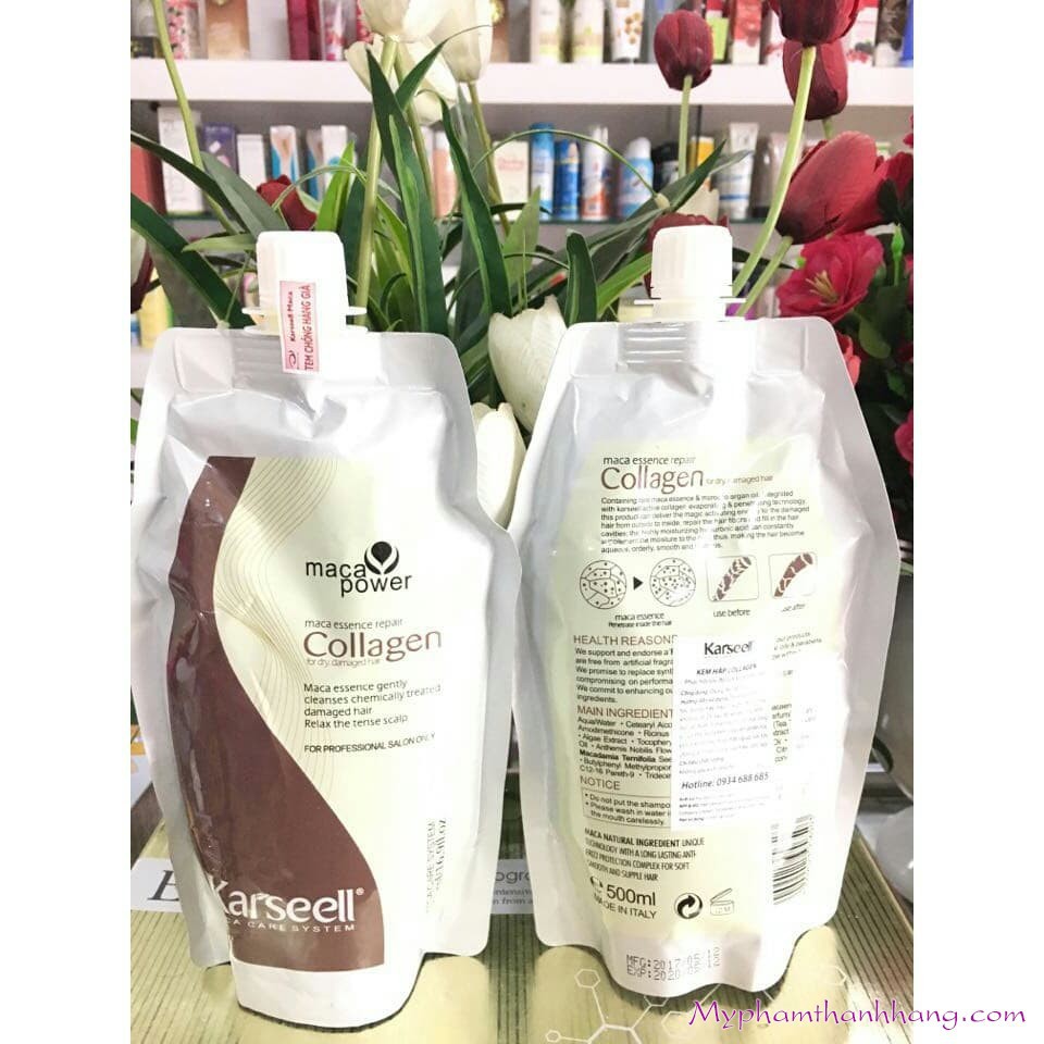 Hấp Tóc Colagen Túi 500ML .ĐTVM