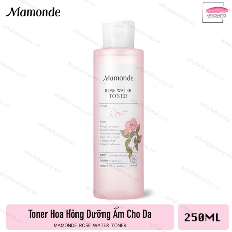 Nước Hoa Hồng Siêu Dưỡng Ẩm Mamonde Rose Water Toner 250ml giá rẻ