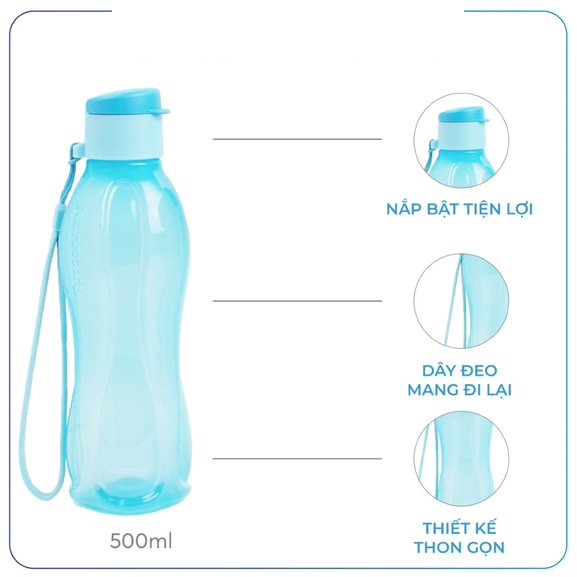 Bình nước Eco Bottle 500ml + Dây