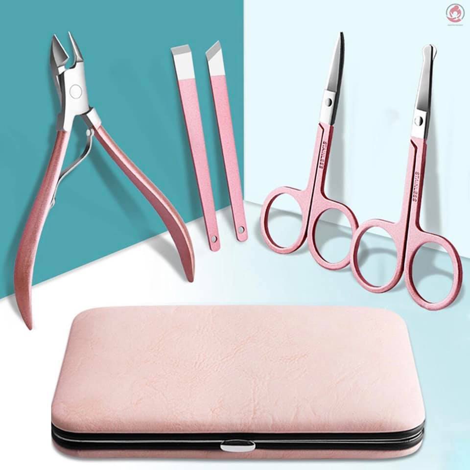 Bộ dụng cụ bấm móng hồng 18 món
