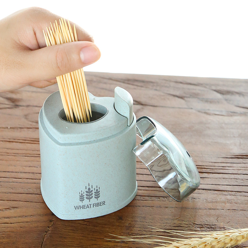 Hộp đựng tăm xỉa răng lúa mạch hình trái tim