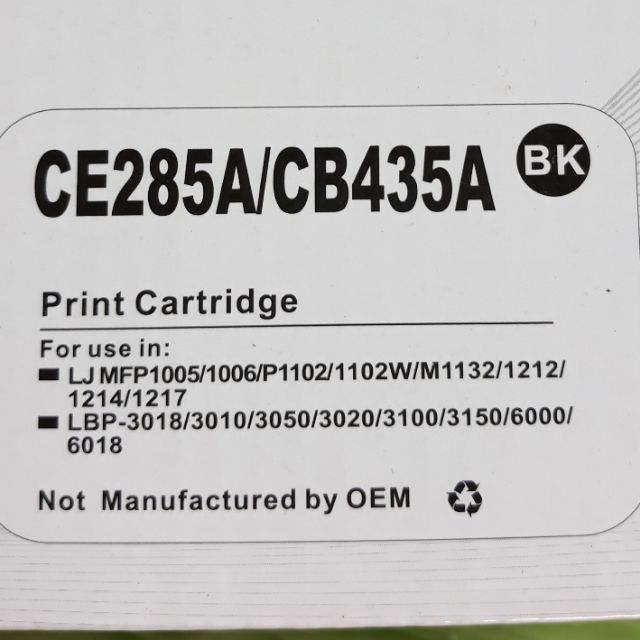 Hộp mực 35a - 85A dùng cho máy hp 1005 1006 ....