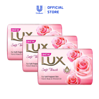 Combo 3 Xà phòng tắm hương nước hoa Lux Hồng Soft 80g thumbnail