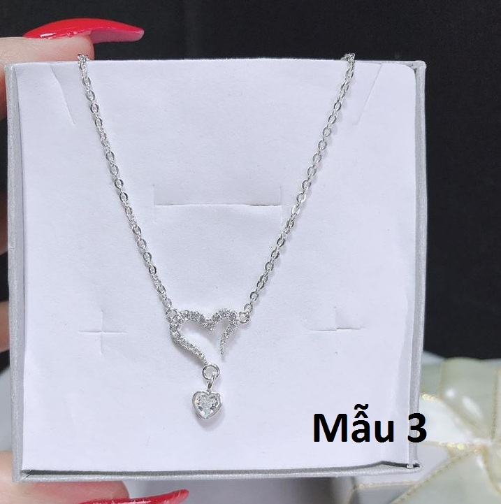 Dây chuyền bạc nữ liền mặt các mẫu MS78