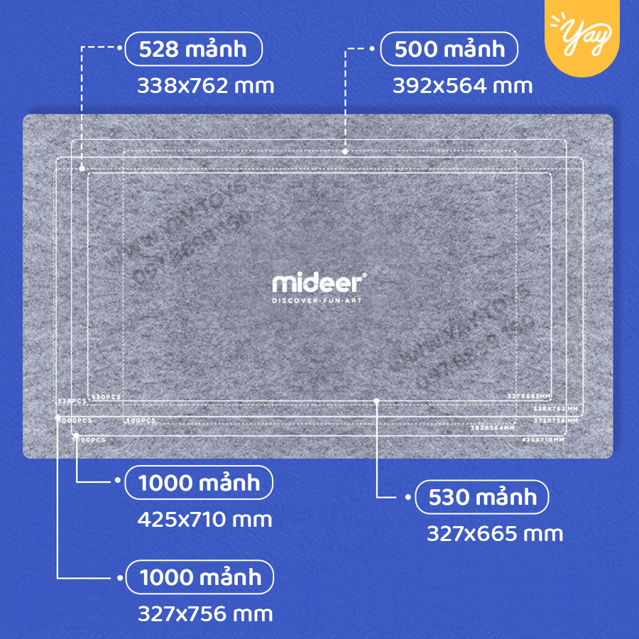 Thảm Xếp Hình - Puzzle Mat - Mideer