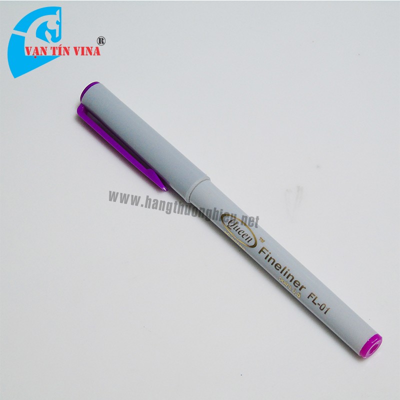 [HCM]Bút lông kim FL-01 Queen (màu tím) 1 vi 6 cay