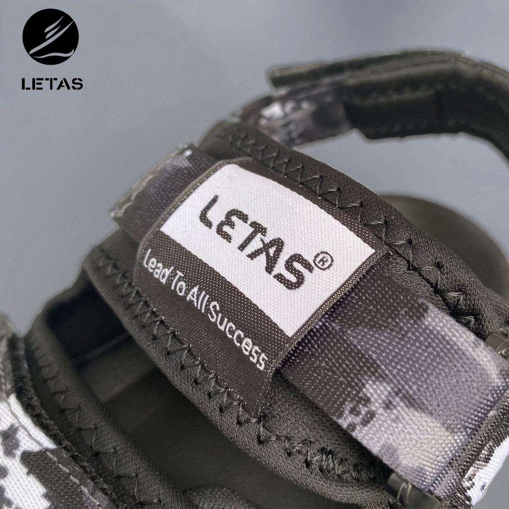 Sandal Nữ,Nam Letas D1001 Đen Camo