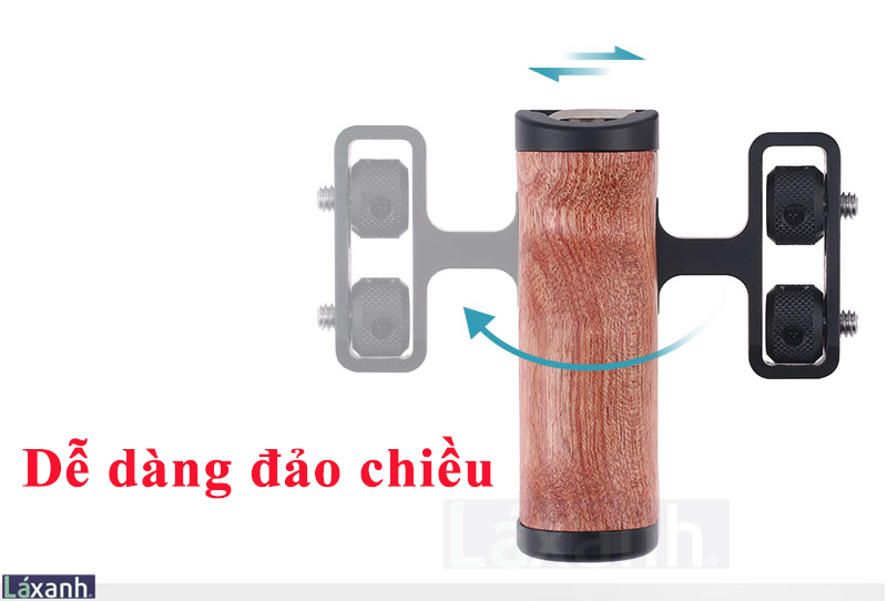 Tay cầm báng gỗ JLWin Tay nắm cage rig rigcage khung máy ảnh quay video