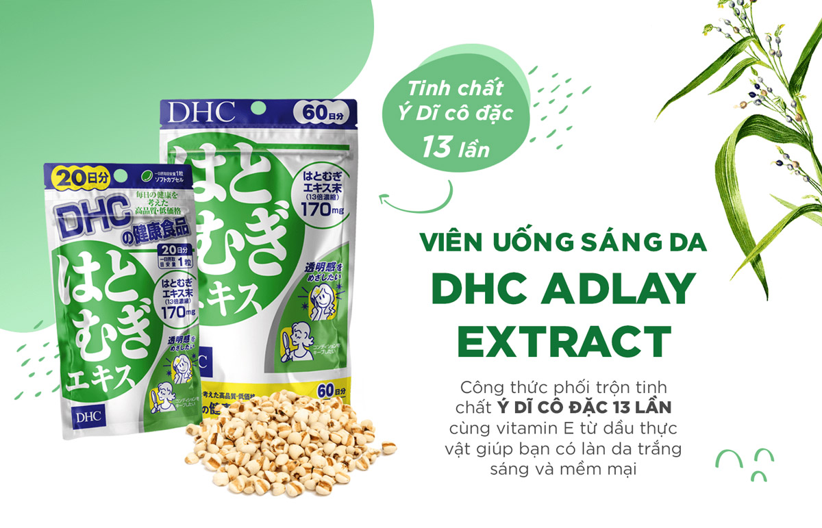 Viên Uống Trắng Da DHC (30 viên)