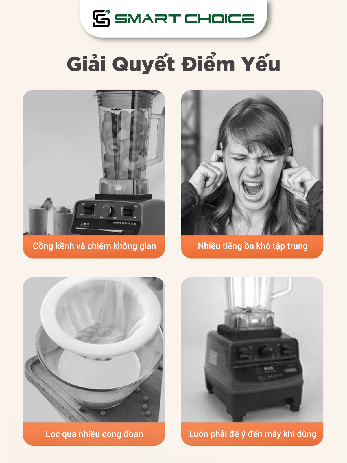 Máy Làm Sữa Hạt SmartChoice SCG-SH001