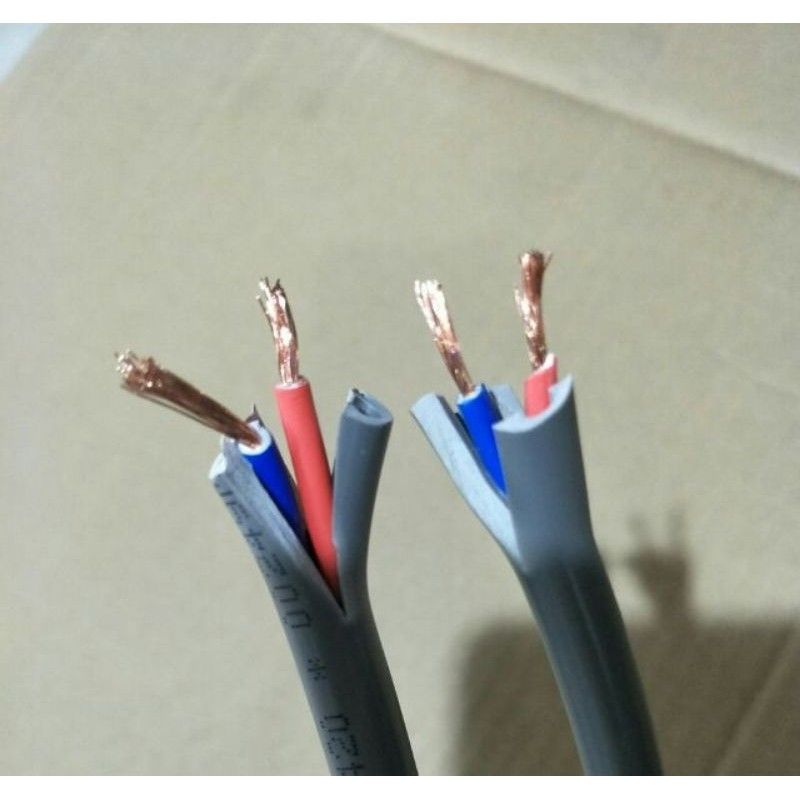 Dây điện đôi 2x1.5 & 2x2.5 bọc nhựa xám DAPHACO