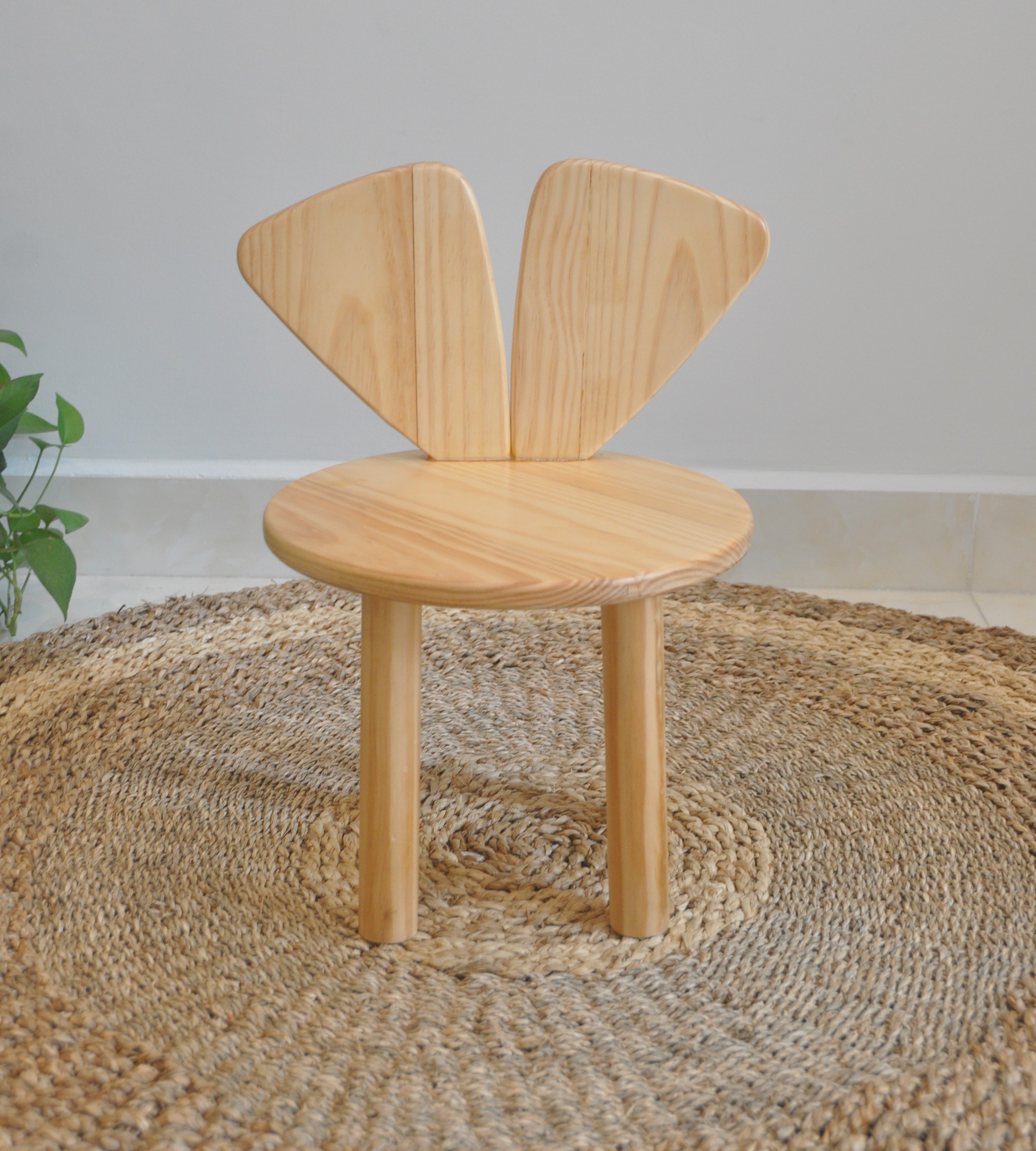 Ghế Butterfly Gỗ Tự Nhiên Cho Bé - Bebewood