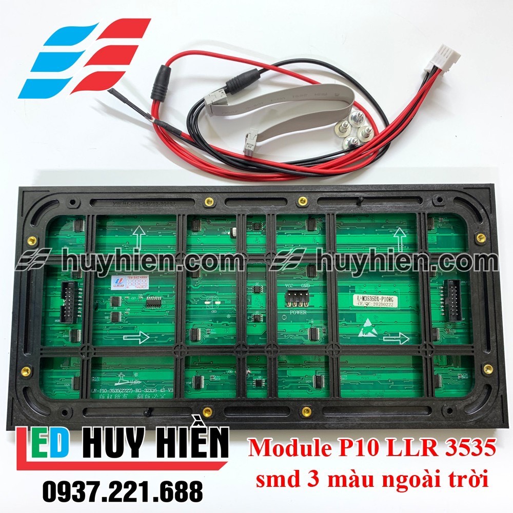 Module P10 3 Màu ngoài trời LLR ( Led P10 3 màu LLR) Đủ phụ kiện