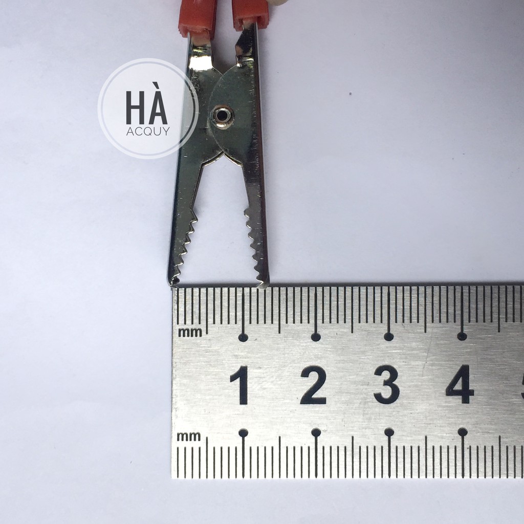 10 cặp kẹp bình ắc quy cá sấu 5A  - 4.5 Cm