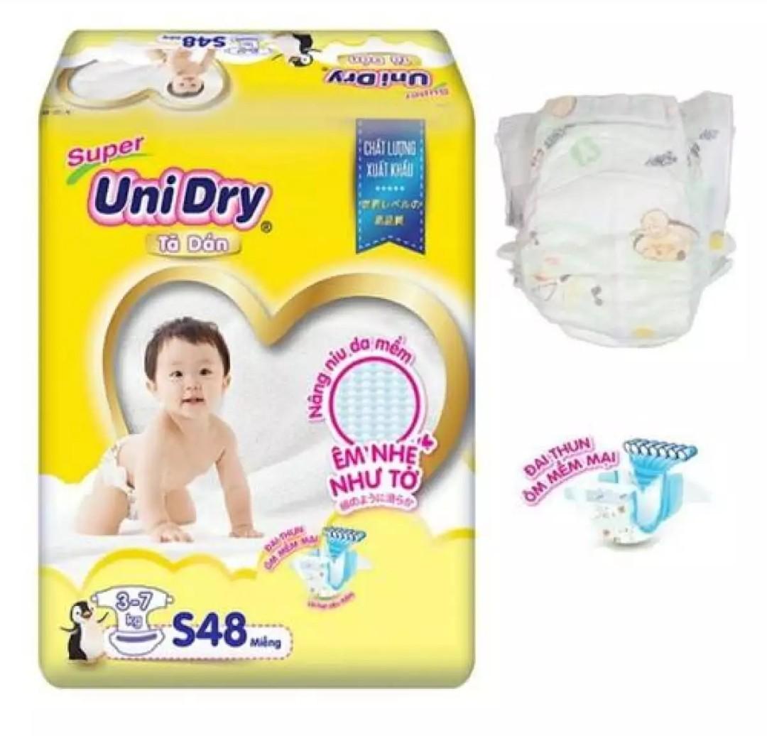 Tã Dán Unidry mẫu mới 54 miếng dùng cho trẻ từ ( 3- 7kg)
