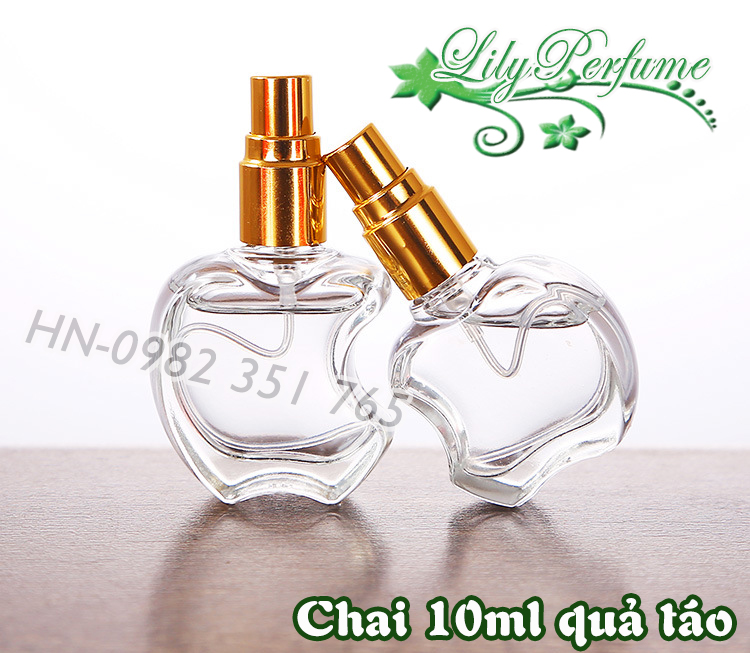 Lọ chiết nước hoa 10ml táo cắn dở (Vỏ chiết nước hoa/Ống chiết nước hoa/Chai chiết nước hoa)
