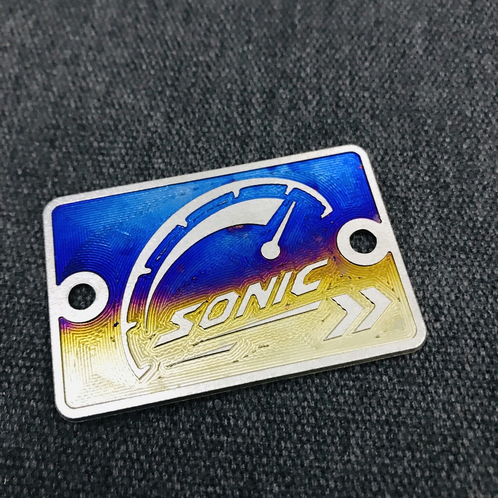 Nắp dầu xe máy full titan logo honda sonic hàng đẹp bao chất