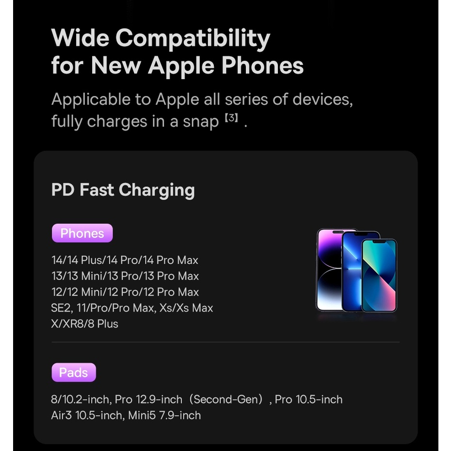 Cáp Sạc Nhanh Baseus Glimmer Series Fast Charging Data Cable USB to Lightning 2.4A