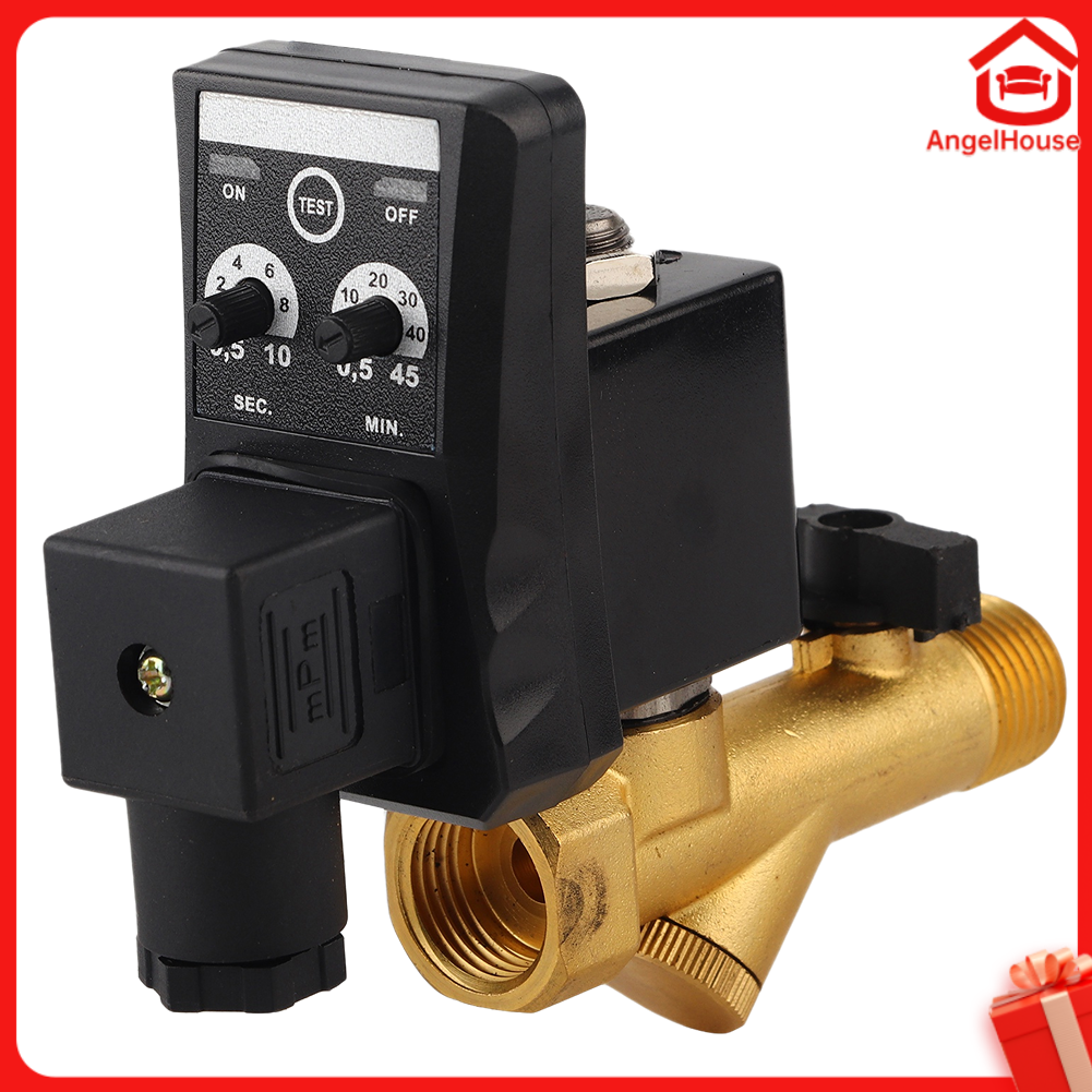 G1/2 DN15 Automatic Electronic Timed Drain Valve for Air Compressor Condensate Management