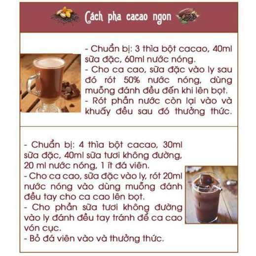 500gram Bột Ca Cao Nguyên Chất