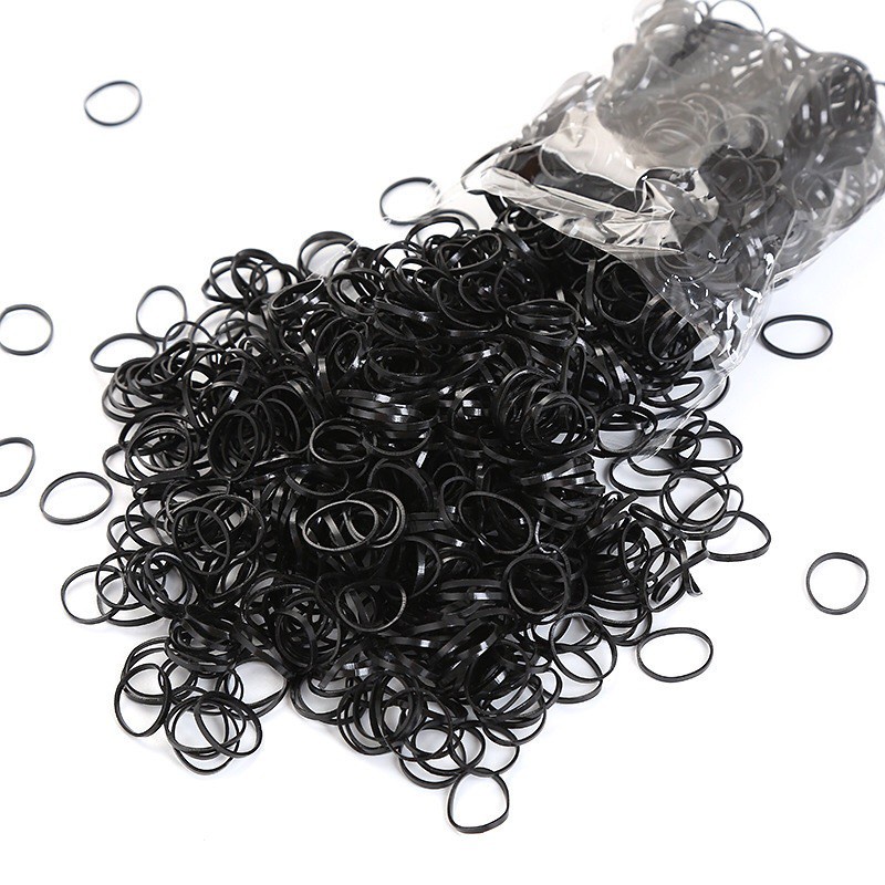 Set 300 dây thun cột tóc  dùng một lần
