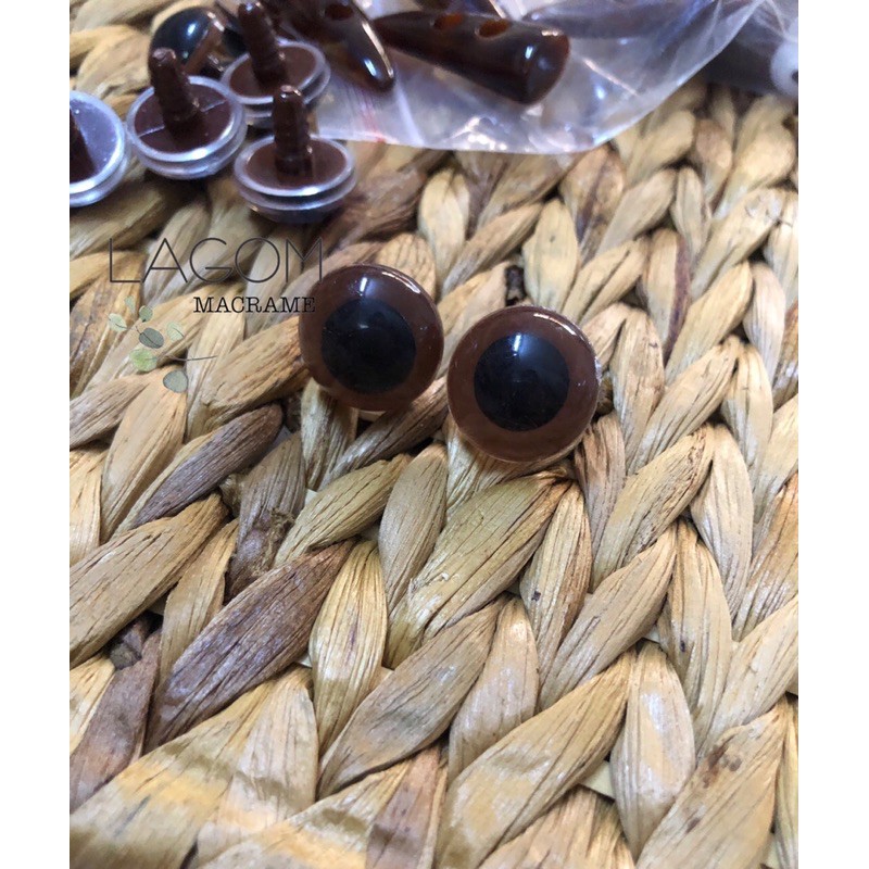 [HCM]Mắt thú handmade mắt cú macrme mắt thú len móc