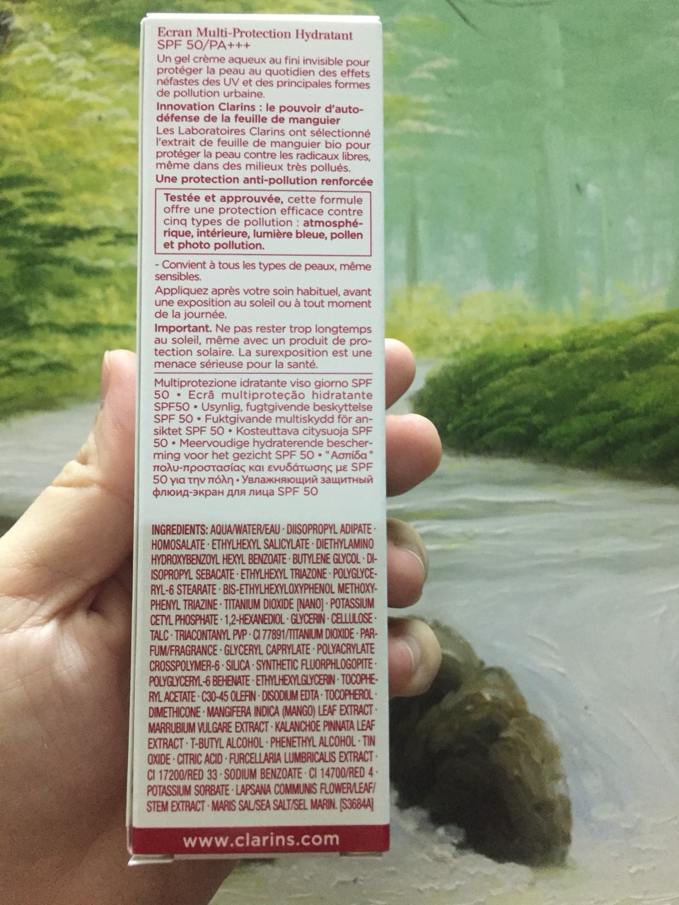 KEM CHỐNG NẮNG CLARINS PHÁP 50ml - Hàng Pháp