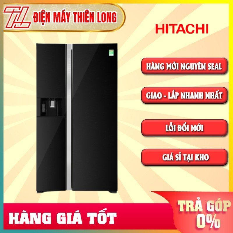 Tủ lạnh hitachi inverter 573 lít r-sx800gpgv0 - tủ lạnh có chức năng làm đá tự động lấy nước và lấy đá từ bên ngoài bật chế độ quick freezing giúp làm đá nhanh hơn khoảng 14% - trả góp 0% - giao toàn quốc - ngoài hcm tính phí