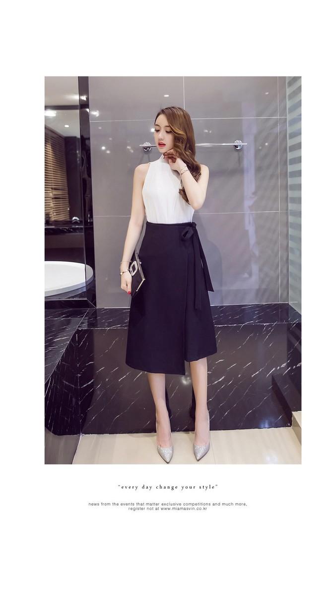 [HCM]Chân váy chữ A thắt nơ