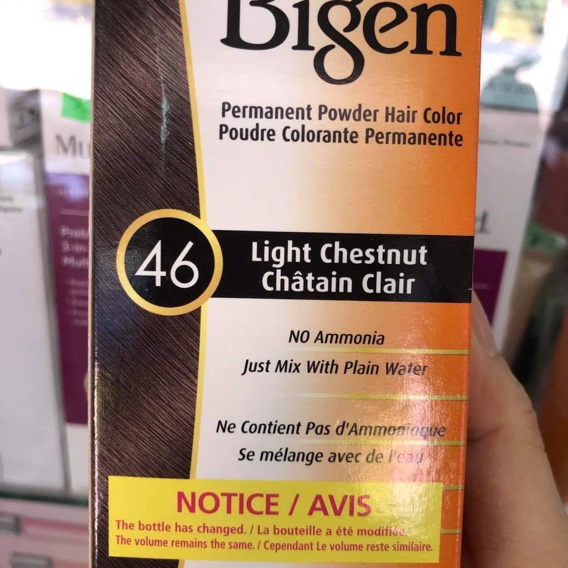NHUỘM BẠC BỘT THẢO DƯỢC BIGEN ( USA )