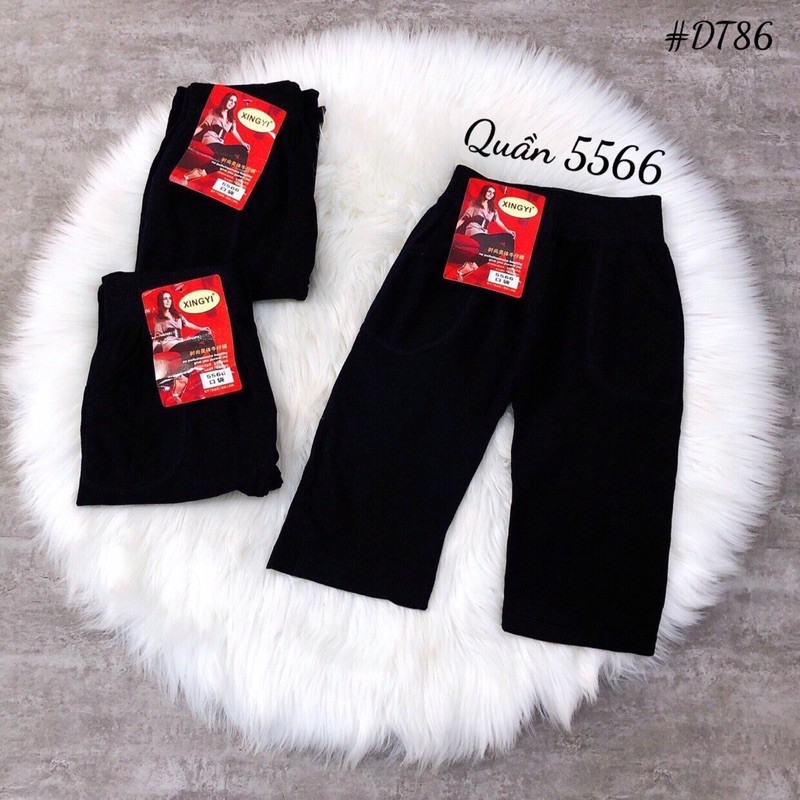 Quần legging Lửng thần thánh siêu co dãn dày dặn