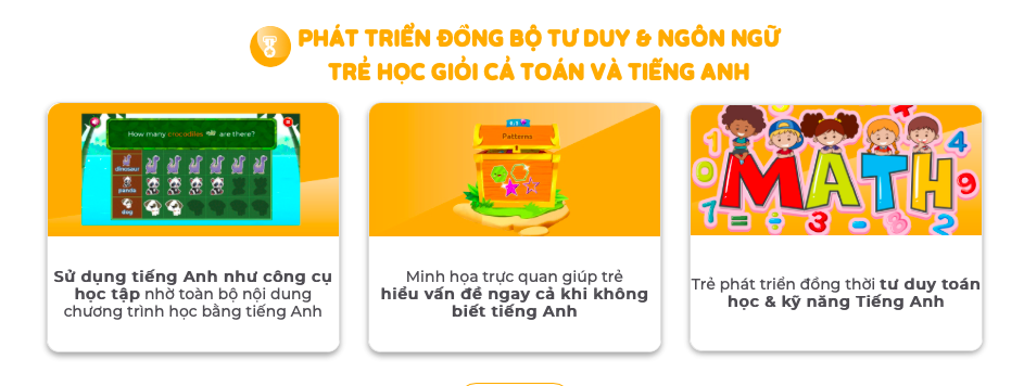 Monkey Math (Trọn đời, 1 năm, 6 tháng) - Toán tiếng Anh chuẩn Mỹ cho trẻ